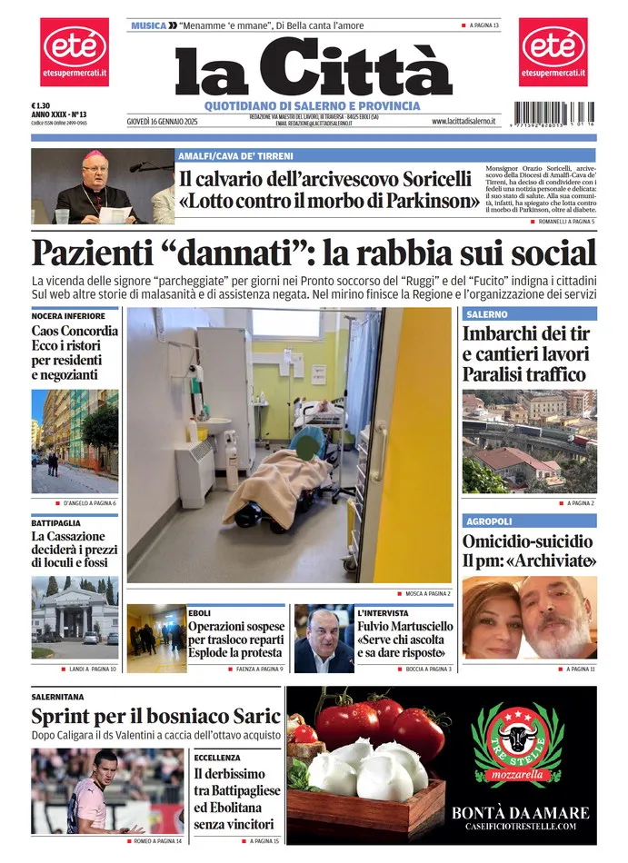 Prima-pagina-lacitta-del-2025-01-16