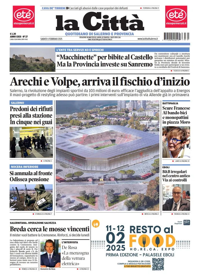 Prima-pagina-lacitta-del-2025-02-01