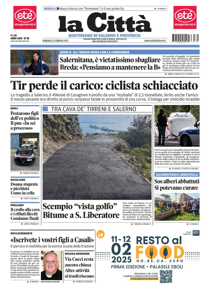 Prima-pagina-lacitta-del-2025-02-02