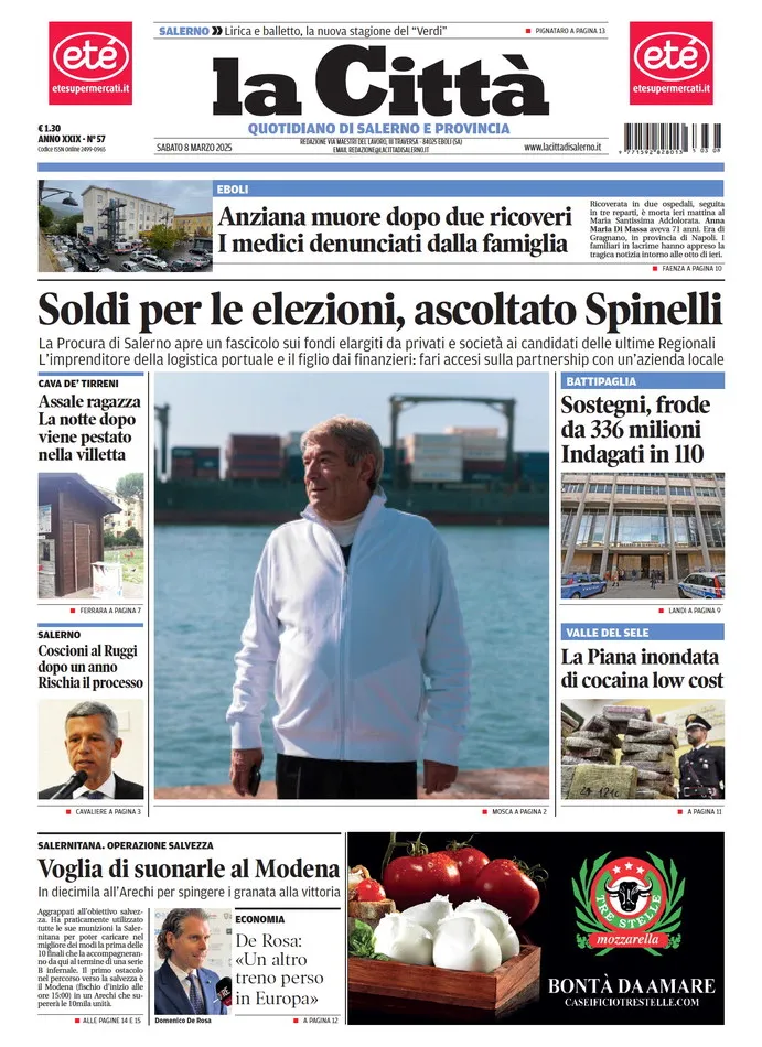 Prima-pagina-lacitta-del-2025-03-08