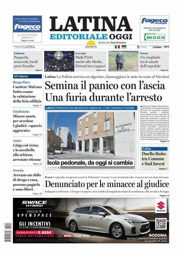 Prima-pagina-latina-editoriale-oggi-oggi-edizione-del-20240402