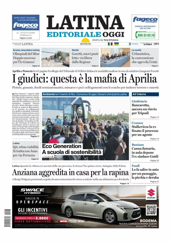 Prima-pagina-latina-editoriale-oggi-oggi-edizione-del-20240406