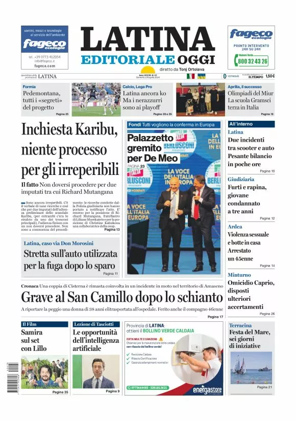 Prima-pagina-latina-editoriale-oggi-oggi-edizione-del-20240428