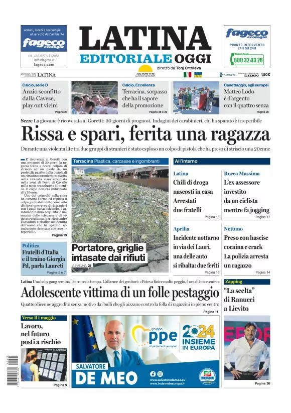 Prima-pagina-latina-editoriale-oggi-oggi-edizione-del-20240429