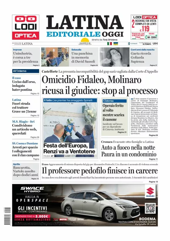 Prima-pagina-latina-editoriale-oggi-oggi-edizione-del-20240510