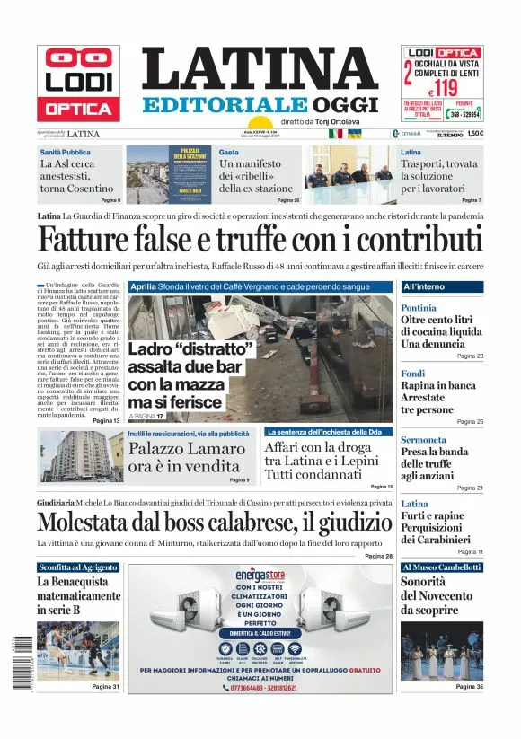 Prima-pagina-latina-editoriale-oggi-oggi-edizione-del-20240516