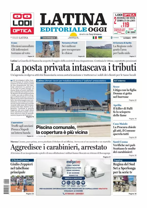 Prima-pagina-latina-editoriale-oggi-oggi-edizione-del-20240524