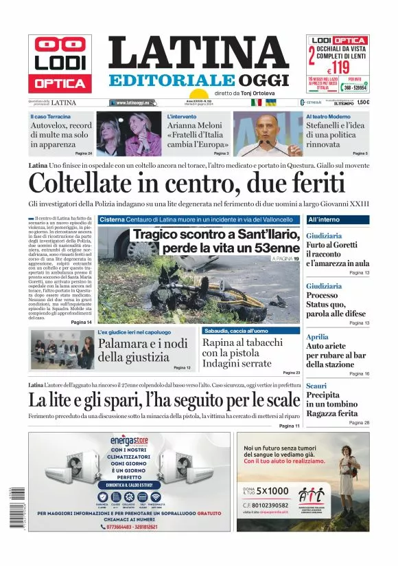 Prima-pagina-latina-editoriale-oggi-oggi-edizione-del-20240604