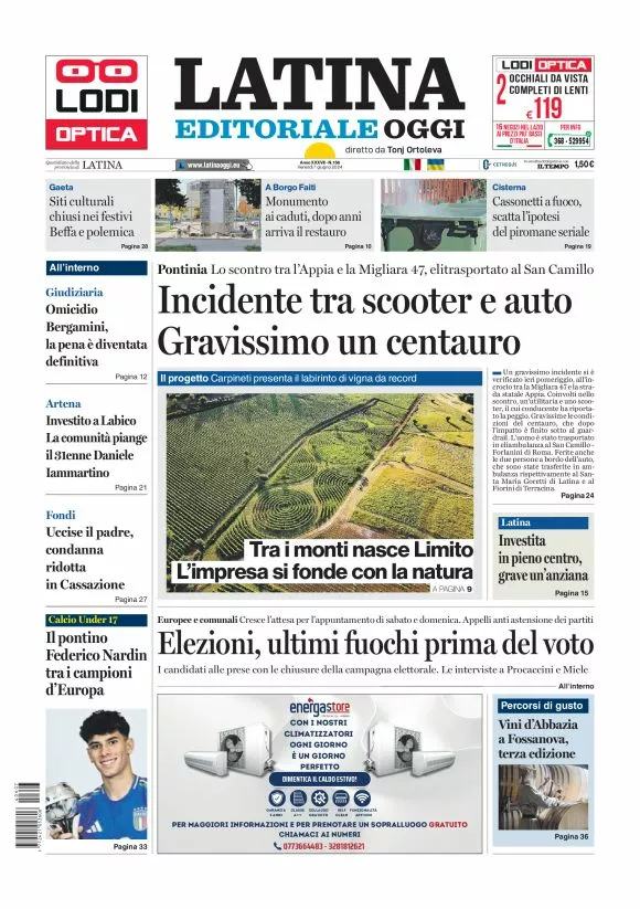 Prima-pagina-latina-editoriale-oggi-oggi-edizione-del-20240607