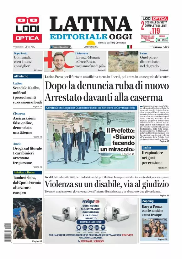 Prima-pagina-latina-editoriale-oggi-oggi-edizione-del-20240612