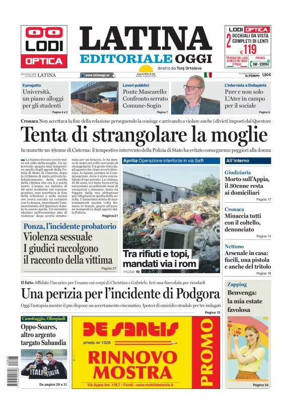 Prima-pagina-latina-editoriale-oggi-oggi-edizione-del-20240803