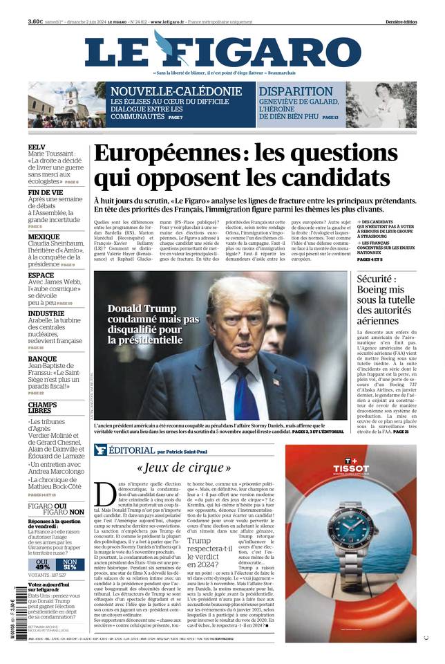 Prima-pagina-le-figaro-di-oggi-01-06-2024