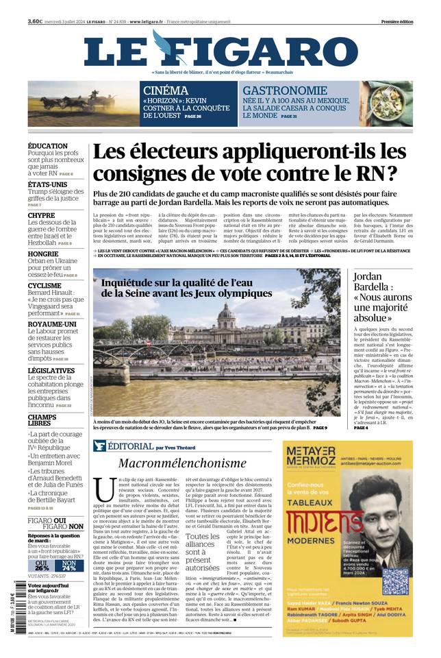 Prima-pagina-le-figaro-di-oggi-02-07-2024