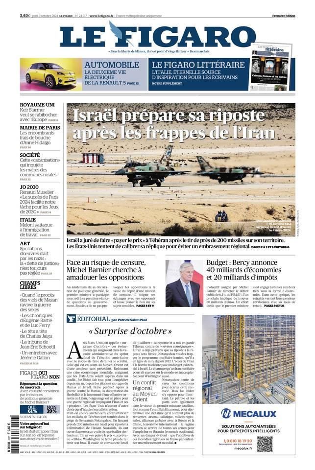 Prima-pagina-le-figaro-di-oggi-02-10-2024