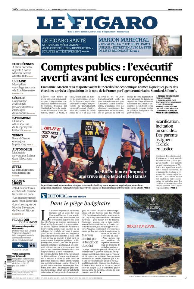 Prima-pagina-le-figaro-di-oggi-03-06-2024