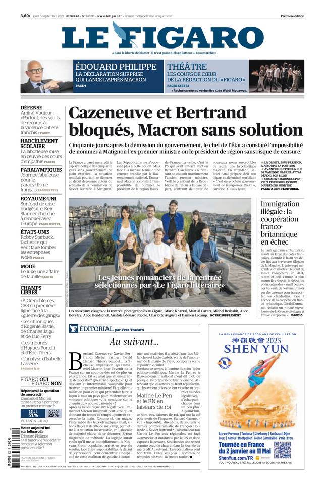 Prima-pagina-le-figaro-di-oggi-04-09-2024