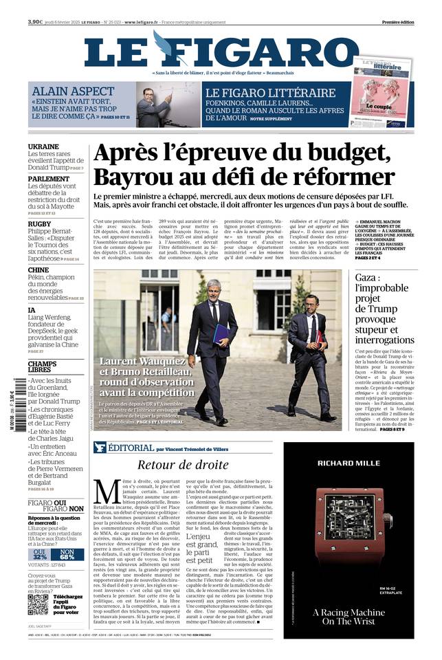 Prima-pagina-le-figaro-di-oggi-05-02-2025