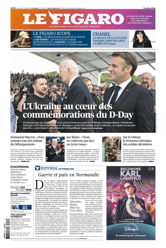 Prima-pagina-le-figaro-di-oggi-06-06-2024