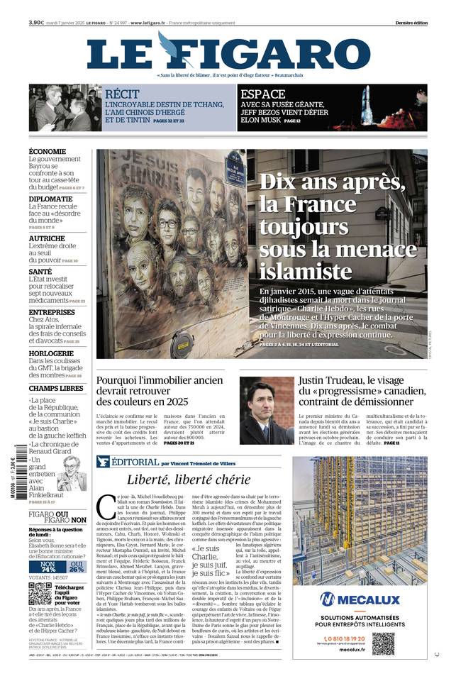 Prima-pagina-le-figaro-di-oggi-07-01-2025