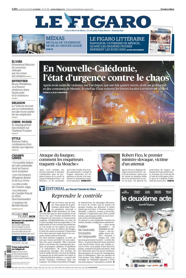 Prima-pagina-le-figaro-di-oggi-15-05-2024