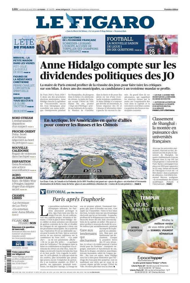 Prima-pagina-le-figaro-di-oggi-15-08-2024