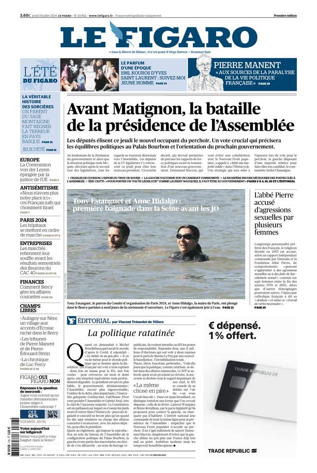 Prima-pagina-le-figaro-di-oggi-17-07-2024