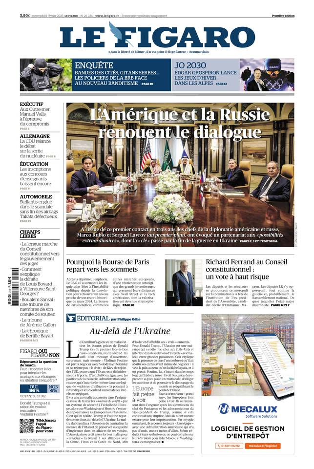 Prima-pagina-le-figaro-di-oggi-18-02-2025