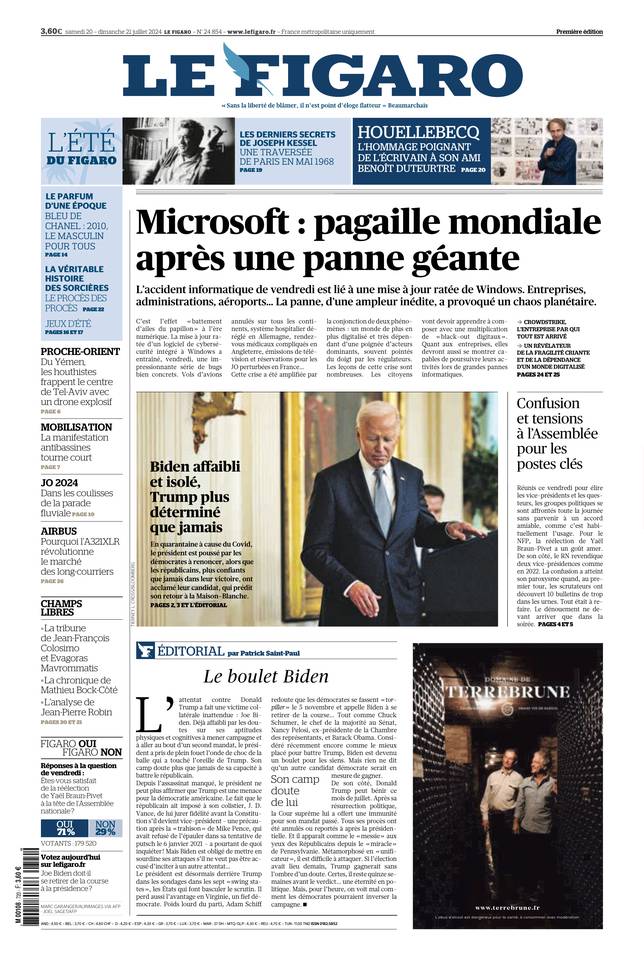 Prima-pagina-le-figaro-di-oggi-19-07-2024