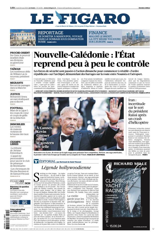 Prima-pagina-le-figaro-di-oggi-20-05-2024