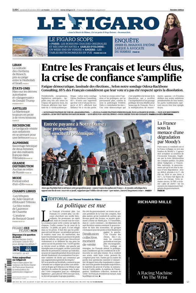 Prima-pagina-le-figaro-di-oggi-25-10-2024