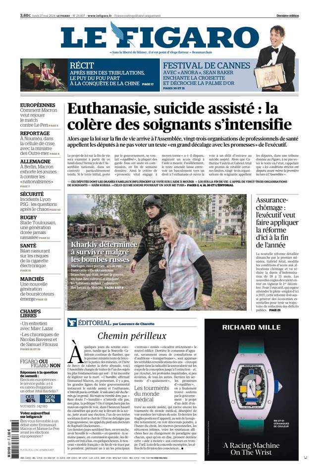 Prima-pagina-le-figaro-di-oggi-27-05-2024