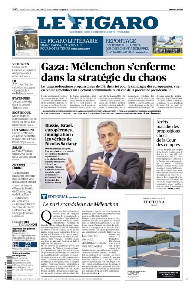 Prima-pagina-le-figaro-di-oggi-30-05-2024