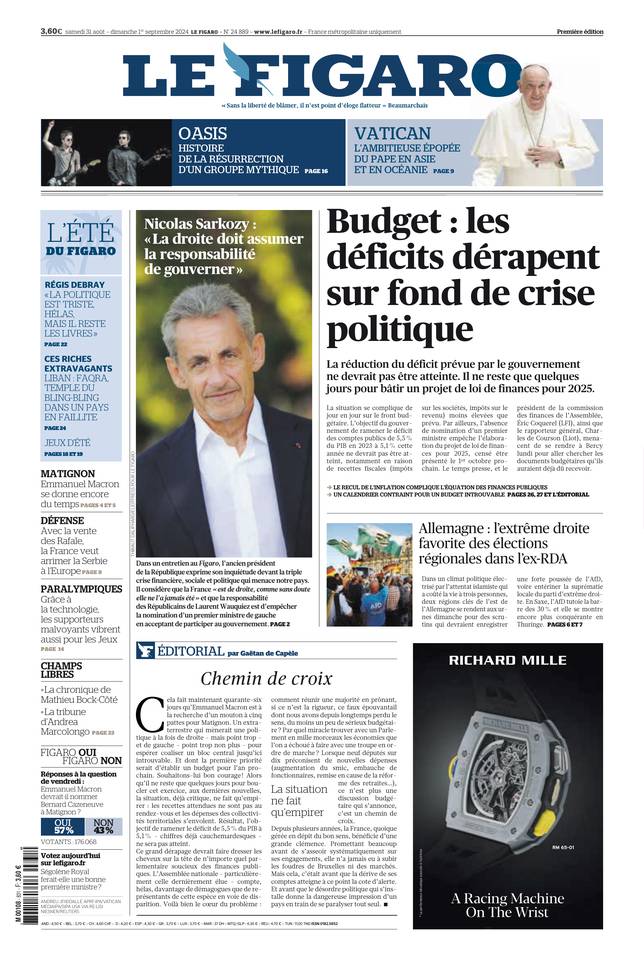 Prima-pagina-le-figaro-di-oggi-30-08-2024