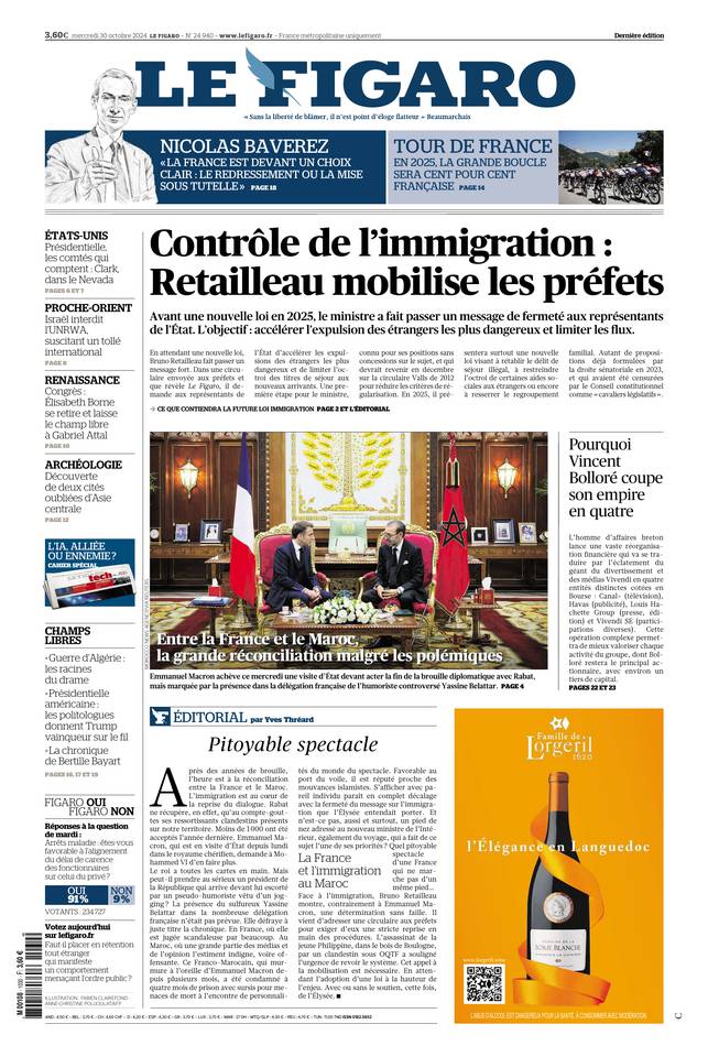 Prima-pagina-le-figaro-di-oggi-30-10-2024