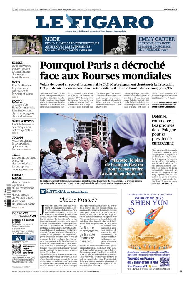 Prima-pagina-le-figaro-di-oggi-31-12-2024