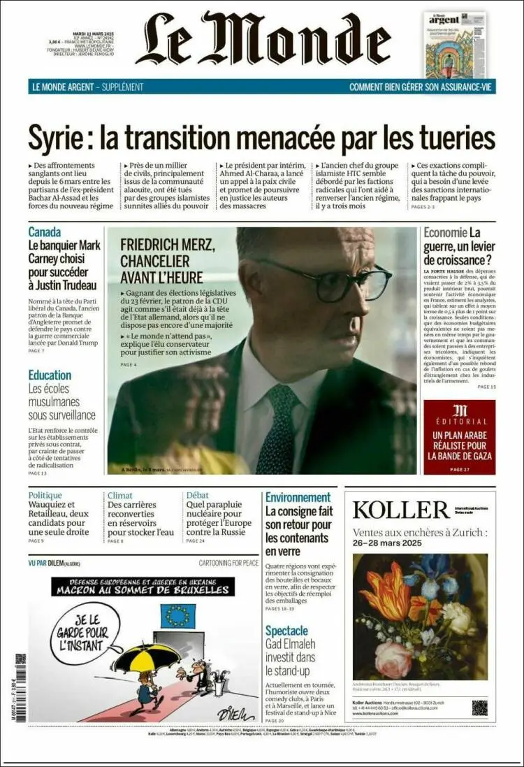 Prima-pagina-le monde-edizione-di-oggi-2025-03-11