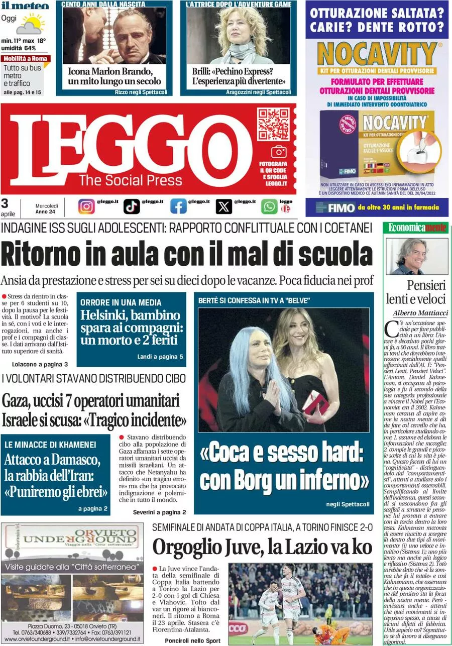 Prima-pagina-leggo-edizione-di-oggi-03-04-2024