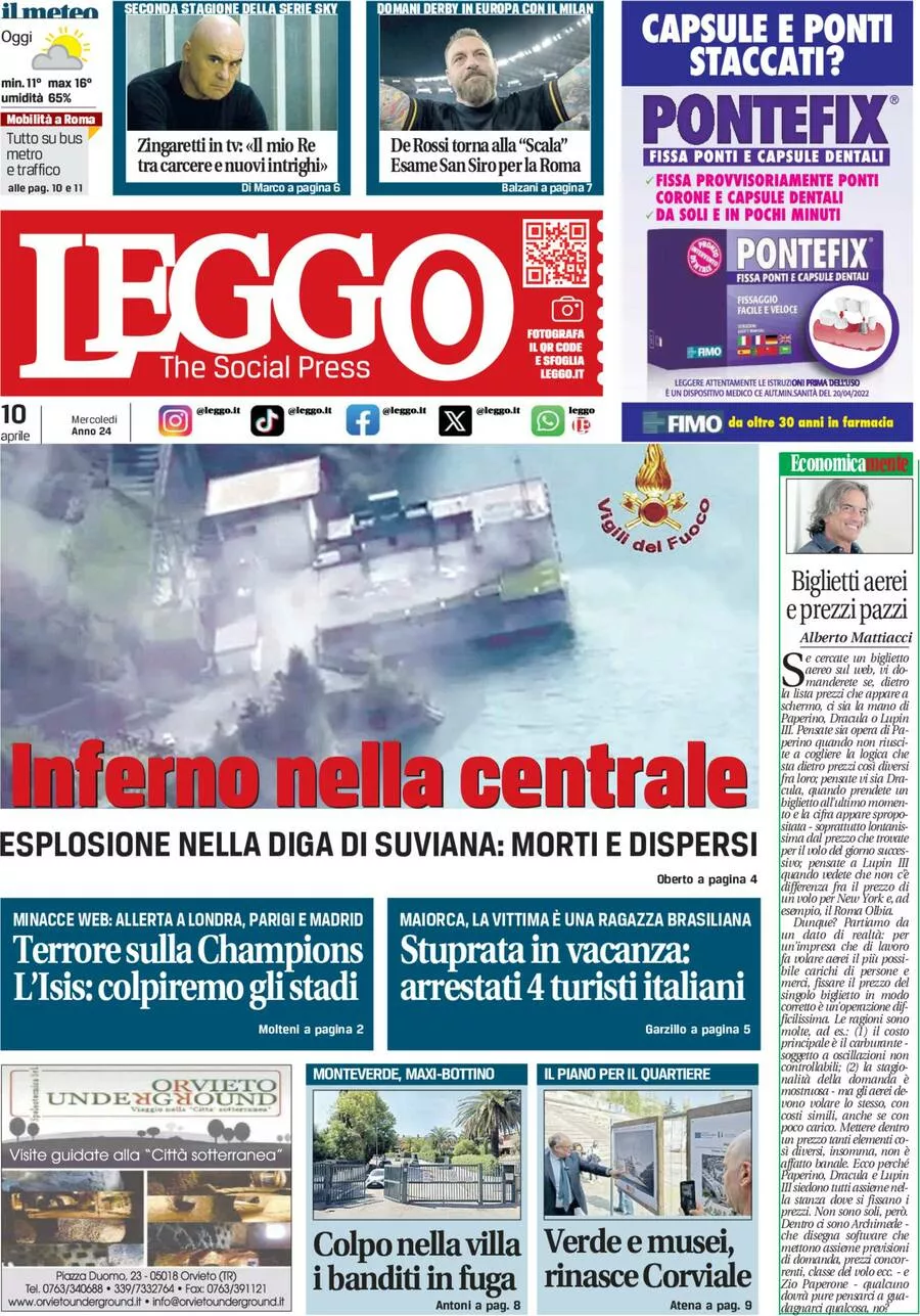 Prima-pagina-leggo-edizione-di-oggi-10-04-2024