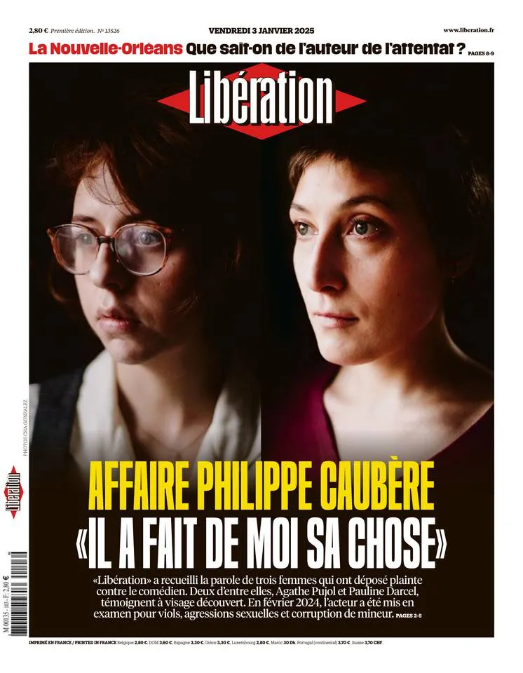 Prima-pagina-liberation-oggi-edizione-di-oggi-03-01-2025