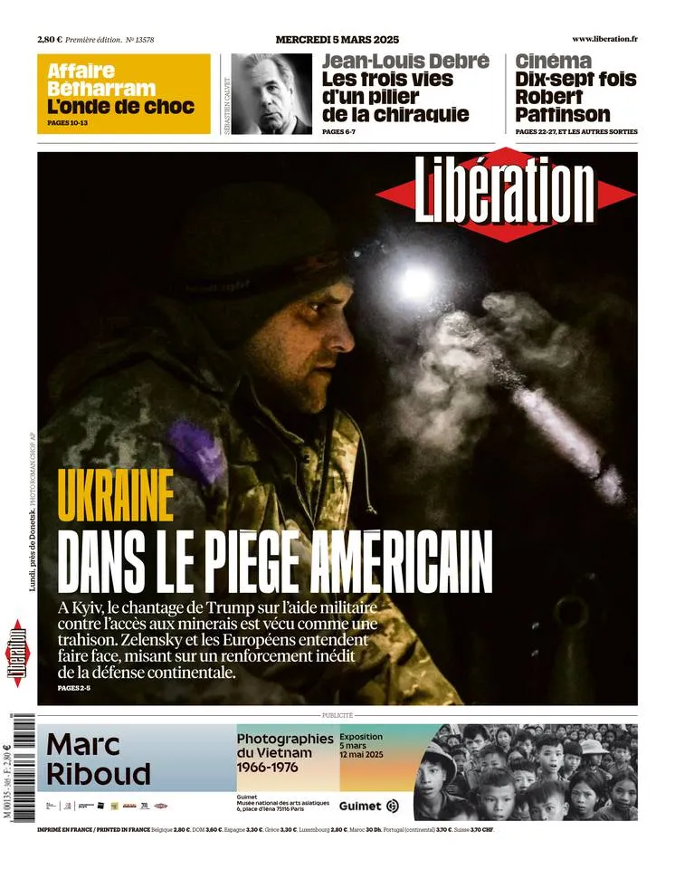 Prima-pagina-liberation-oggi-edizione-di-oggi-04-03-2025