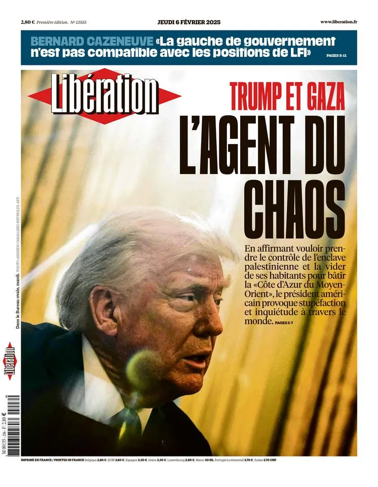 Prima-pagina-liberation-oggi-edizione-di-oggi-05-02-2025