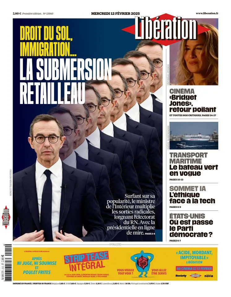 Prima-pagina-liberation-oggi-edizione-di-oggi-11-02-2025