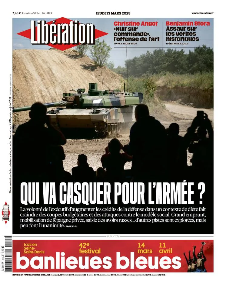 Prima-pagina-liberation-oggi-edizione-di-oggi-13-03-2025