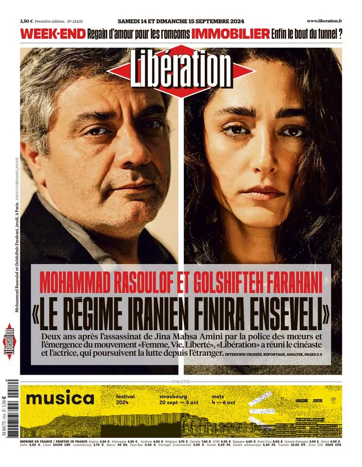 Prima-pagina-liberation-oggi-edizione-di-oggi-13-09-2024