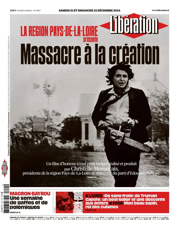 Prima-pagina-liberation-oggi-edizione-di-oggi-21-12-2024