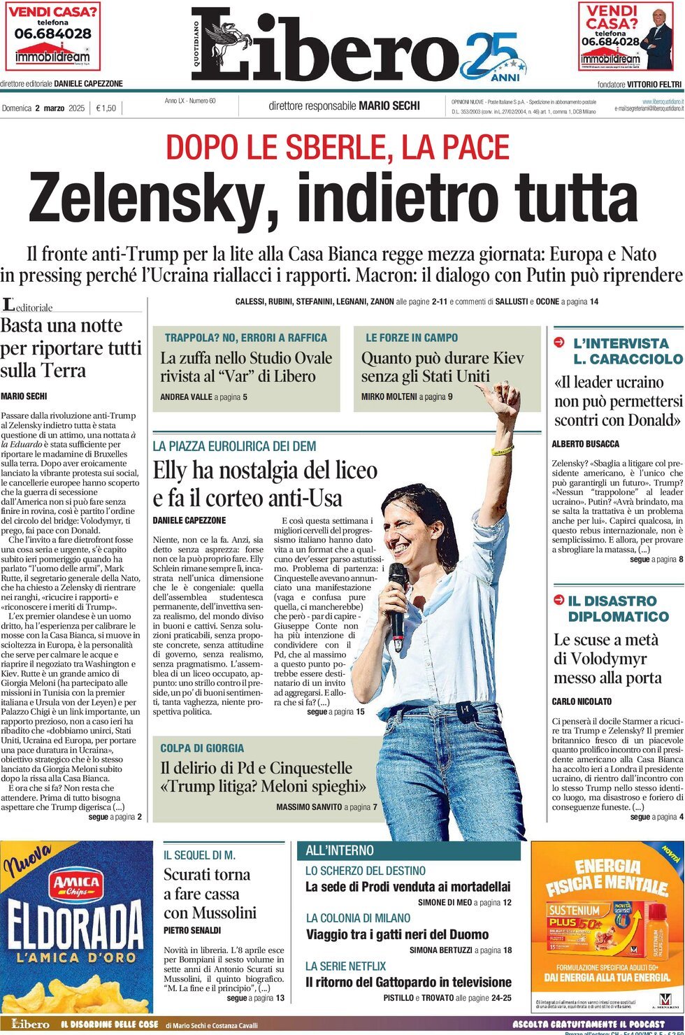 Prima-pagina-libero-edizione-di-oggi-02-03-2025