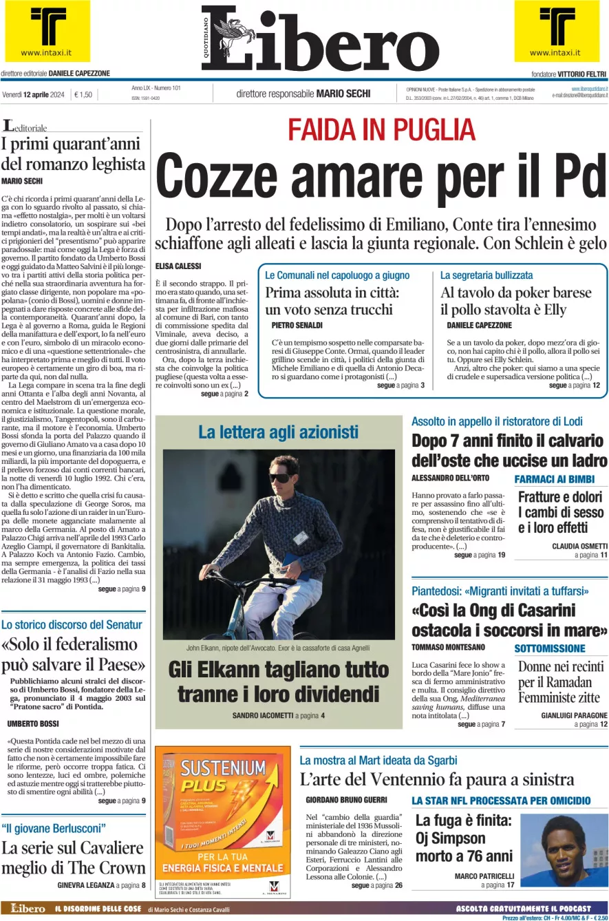 Prima-pagina-libero-edizione-di-oggi-12-04-2024