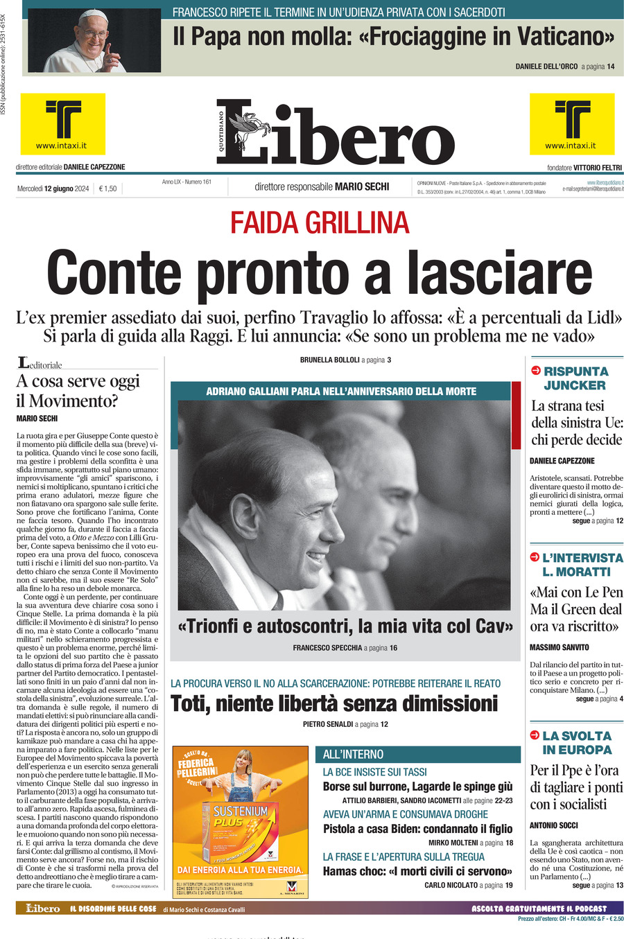 Prima-pagina-libero-edizione-di-oggi-12-06-2024