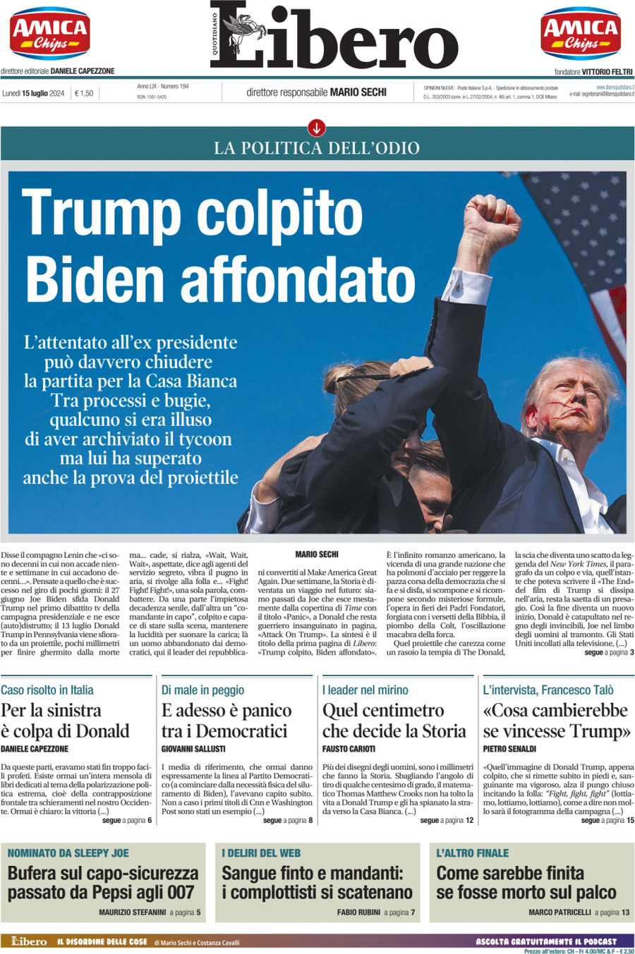 Prima-pagina-libero-edizione-di-oggi-15-07-2024