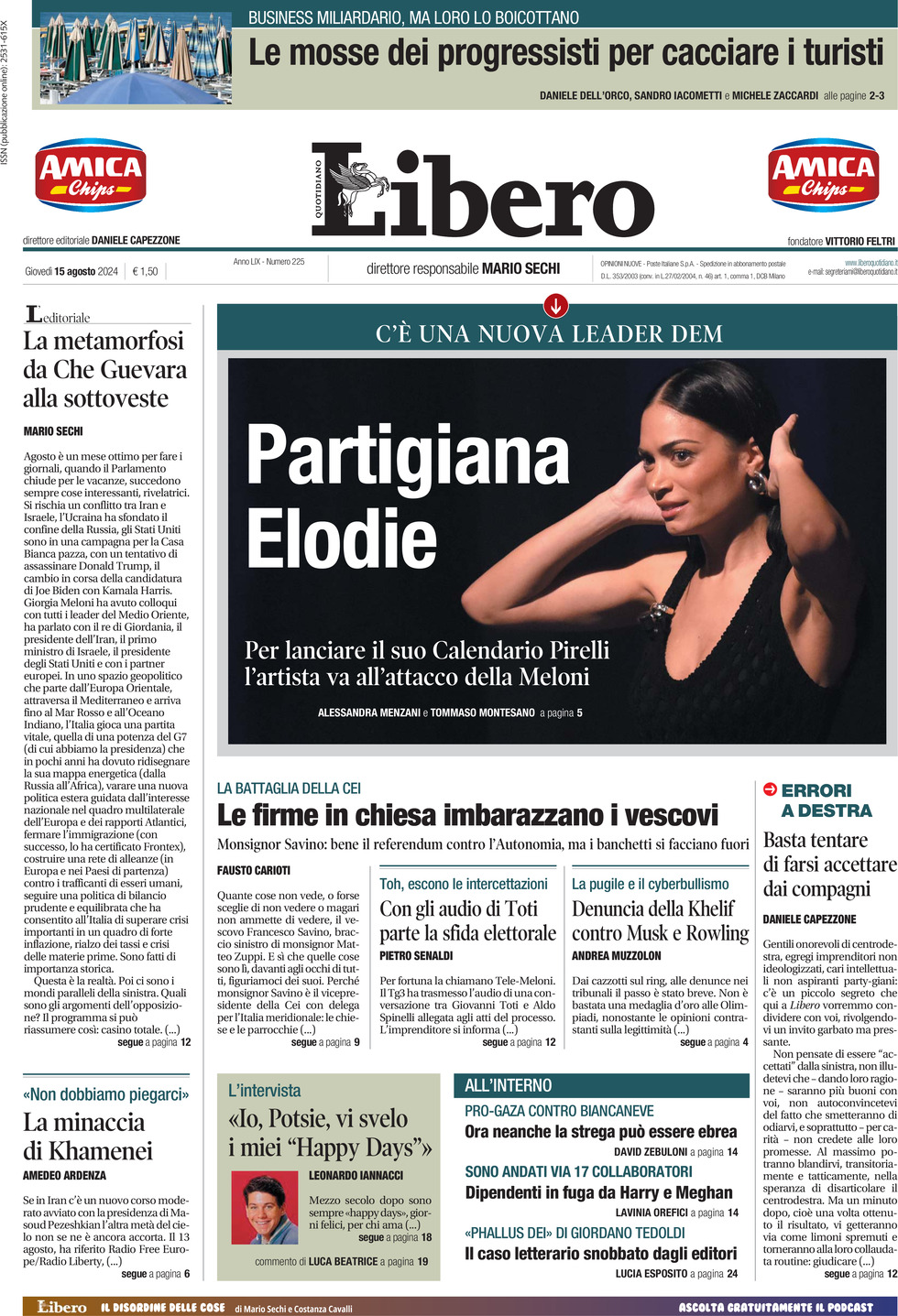 Prima-pagina-libero-edizione-di-oggi-15-08-2024